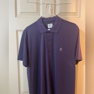 IZOD Large Purple Short Sleeve Golf Shirt Gently Used